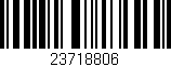 Código de barras (EAN, GTIN, SKU, ISBN): '23718806'