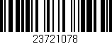 Código de barras (EAN, GTIN, SKU, ISBN): '23721078'