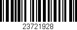 Código de barras (EAN, GTIN, SKU, ISBN): '23721928'
