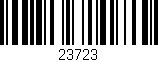 Código de barras (EAN, GTIN, SKU, ISBN): '23723'