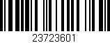 Código de barras (EAN, GTIN, SKU, ISBN): '23723601'