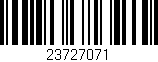 Código de barras (EAN, GTIN, SKU, ISBN): '23727071'
