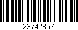 Código de barras (EAN, GTIN, SKU, ISBN): '23742857'