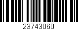 Código de barras (EAN, GTIN, SKU, ISBN): '23743060'