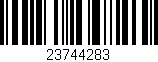 Código de barras (EAN, GTIN, SKU, ISBN): '23744283'