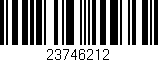 Código de barras (EAN, GTIN, SKU, ISBN): '23746212'