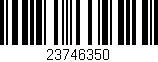 Código de barras (EAN, GTIN, SKU, ISBN): '23746350'