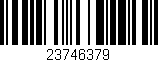 Código de barras (EAN, GTIN, SKU, ISBN): '23746379'