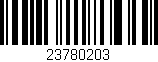 Código de barras (EAN, GTIN, SKU, ISBN): '23780203'