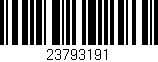 Código de barras (EAN, GTIN, SKU, ISBN): '23793191'