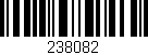 Código de barras (EAN, GTIN, SKU, ISBN): '238082'