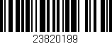 Código de barras (EAN, GTIN, SKU, ISBN): '23820199'