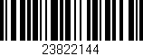 Código de barras (EAN, GTIN, SKU, ISBN): '23822144'