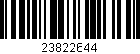 Código de barras (EAN, GTIN, SKU, ISBN): '23822644'