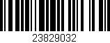Código de barras (EAN, GTIN, SKU, ISBN): '23829032'