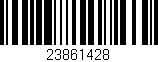 Código de barras (EAN, GTIN, SKU, ISBN): '23861428'