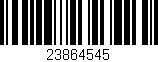 Código de barras (EAN, GTIN, SKU, ISBN): '23864545'