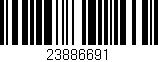Código de barras (EAN, GTIN, SKU, ISBN): '23886691'