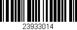Código de barras (EAN, GTIN, SKU, ISBN): '23933014'