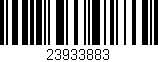 Código de barras (EAN, GTIN, SKU, ISBN): '23933883'