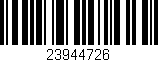 Código de barras (EAN, GTIN, SKU, ISBN): '23944726'