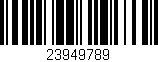 Código de barras (EAN, GTIN, SKU, ISBN): '23949789'