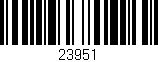 Código de barras (EAN, GTIN, SKU, ISBN): '23951'