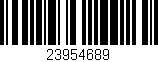 Código de barras (EAN, GTIN, SKU, ISBN): '23954689'