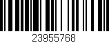 Código de barras (EAN, GTIN, SKU, ISBN): '23955768'