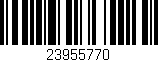 Código de barras (EAN, GTIN, SKU, ISBN): '23955770'