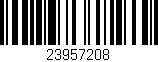 Código de barras (EAN, GTIN, SKU, ISBN): '23957208'