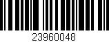 Código de barras (EAN, GTIN, SKU, ISBN): '23960048'