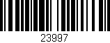 Código de barras (EAN, GTIN, SKU, ISBN): '23997'