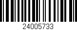 Código de barras (EAN, GTIN, SKU, ISBN): '24005733'
