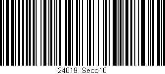 Código de barras (EAN, GTIN, SKU, ISBN): '24019_Seco10'