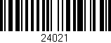 Código de barras (EAN, GTIN, SKU, ISBN): '24021'