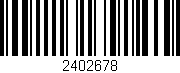 Código de barras (EAN, GTIN, SKU, ISBN): '2402678'