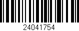 Código de barras (EAN, GTIN, SKU, ISBN): '24041754'
