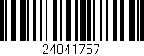 Código de barras (EAN, GTIN, SKU, ISBN): '24041757'