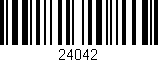 Código de barras (EAN, GTIN, SKU, ISBN): '24042'