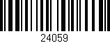 Código de barras (EAN, GTIN, SKU, ISBN): '24059'