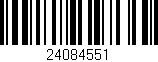 Código de barras (EAN, GTIN, SKU, ISBN): '24084551'