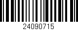 Código de barras (EAN, GTIN, SKU, ISBN): '24090715'