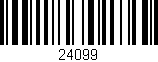 Código de barras (EAN, GTIN, SKU, ISBN): '24099'