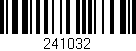 Código de barras (EAN, GTIN, SKU, ISBN): '241032'