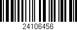 Código de barras (EAN, GTIN, SKU, ISBN): '24106456'