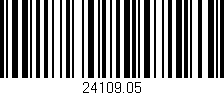 Código de barras (EAN, GTIN, SKU, ISBN): '24109.05'