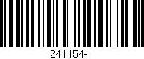 Código de barras (EAN, GTIN, SKU, ISBN): '241154-1'