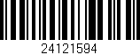 Código de barras (EAN, GTIN, SKU, ISBN): '24121594'