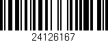 Código de barras (EAN, GTIN, SKU, ISBN): '24126167'